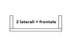 2 laterali + frontale