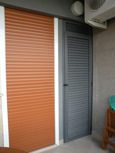 Avvolgibili in PVC con mobile cadaia in alluminio 