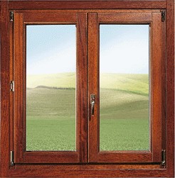 La finestra SAFS 2001 è costituita da telaio con sezione 58x80 e anta mobile con sezione 58x90 - 68 x 80 - 668 x 90) a un'unica specchiatura. Dotata di soppia guarnizione Termo-Acustica, applicata sul telaio, a garantire la resistenza all'aacqua, all'aria e al rumore. Il gocciolatoio anodizzato bronzo è inserito sul traverso inferiore del traverso legno.