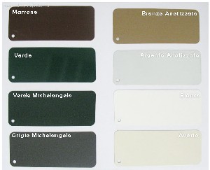 COLORE STRUTTURA ZANZARIERA