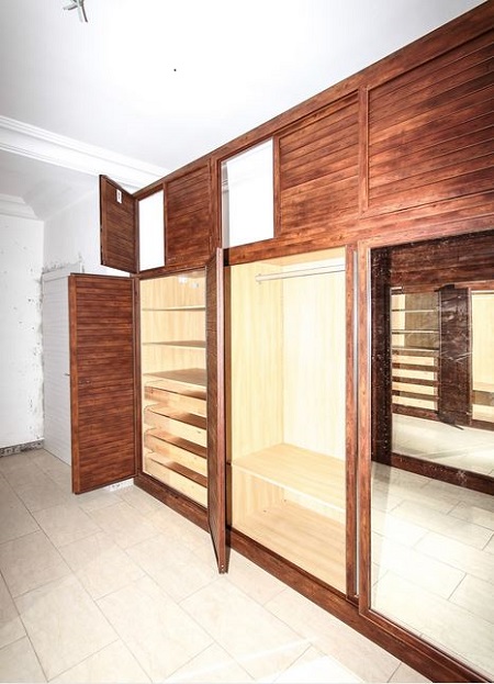 Cabina armadio in alluminio su misura Mod. Iris 