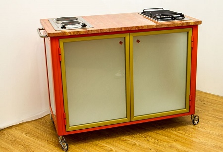 Cucina in alluminio su misura Mod. Africa
