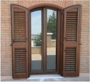 infisso e persiana in PVC